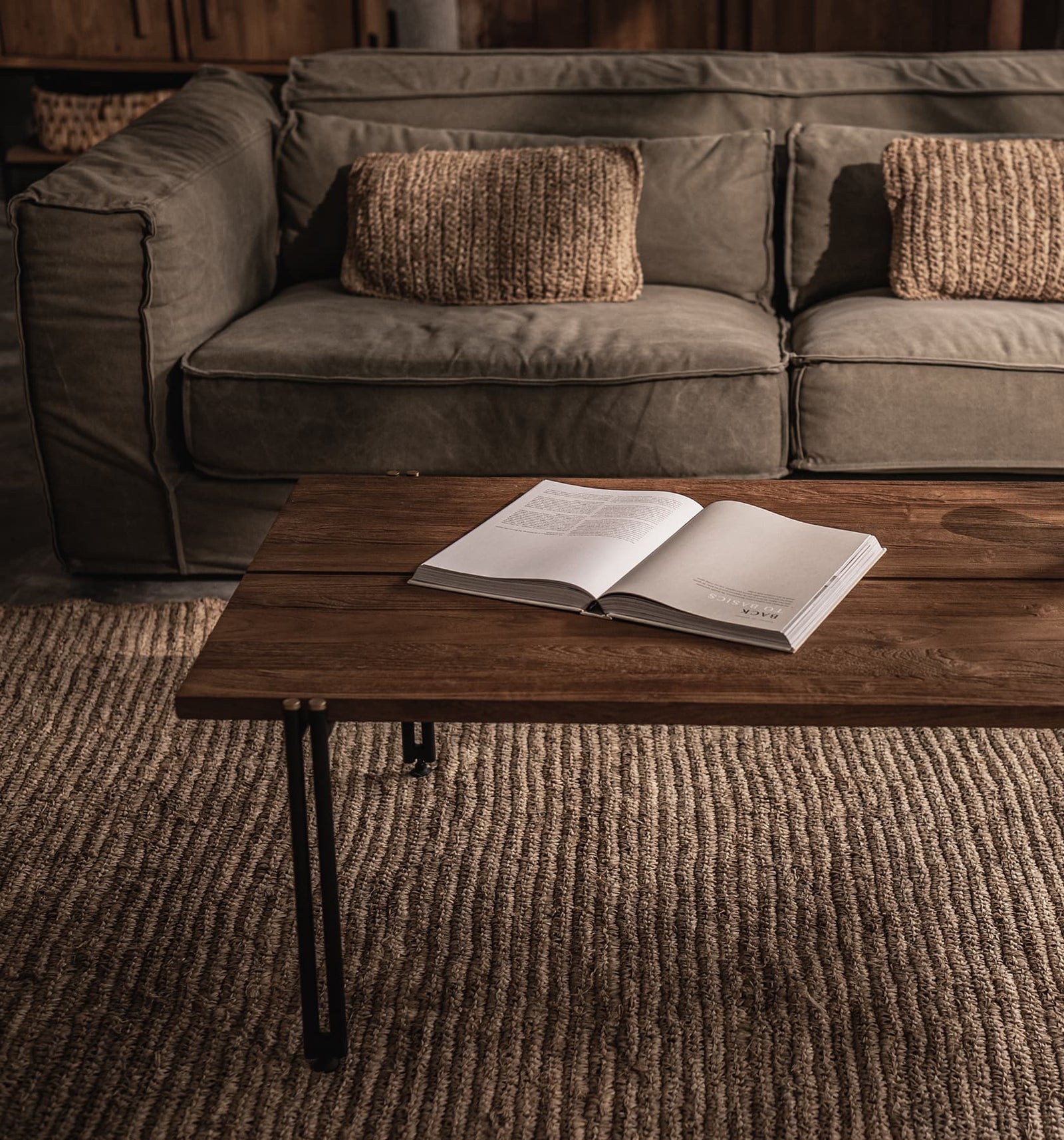 Outline Rectangular Coffee Table (Second Chance)