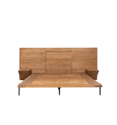 Outline Bed with Side Table