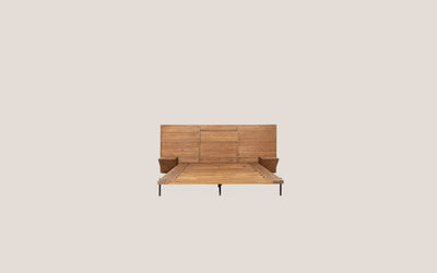 Outline Bed with Side Table