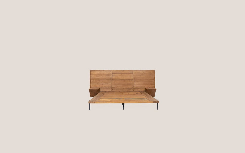 Outline Bed with Side Table