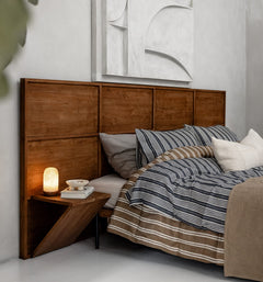 Outline Bed with Side Table