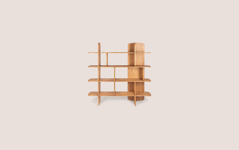 Pebbles Bookrack 4 Shelves