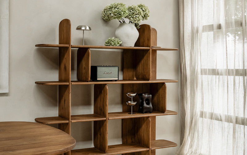 Pebbles Bookrack 4 Shelves