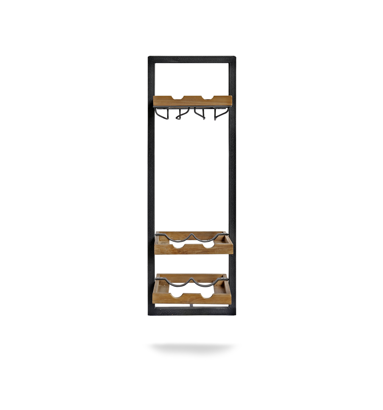 Winerack 6 Bottles With Glass Holder Type D