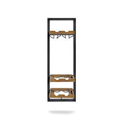 Winerack 6 Bottles With Glass Holder Type D