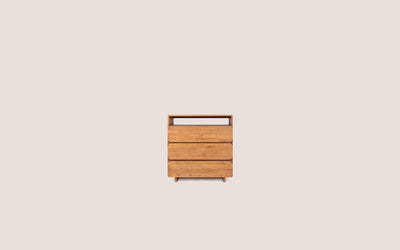 Tess Dresser 3 Drawers 1 Open Rack