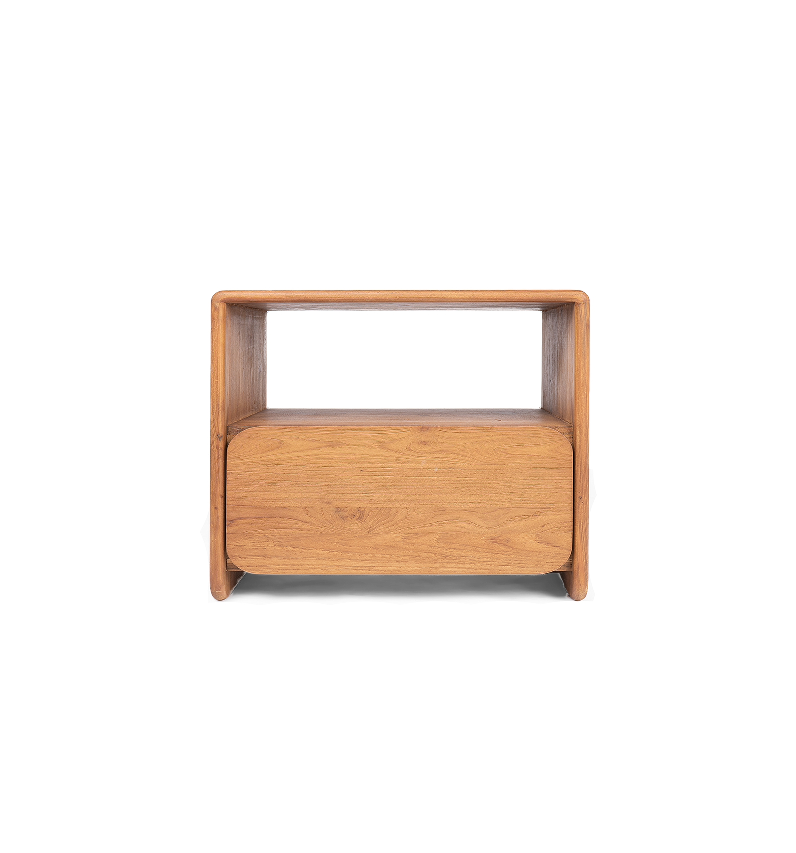 Tess Bed Side 1 Drawer 1 Open Rack