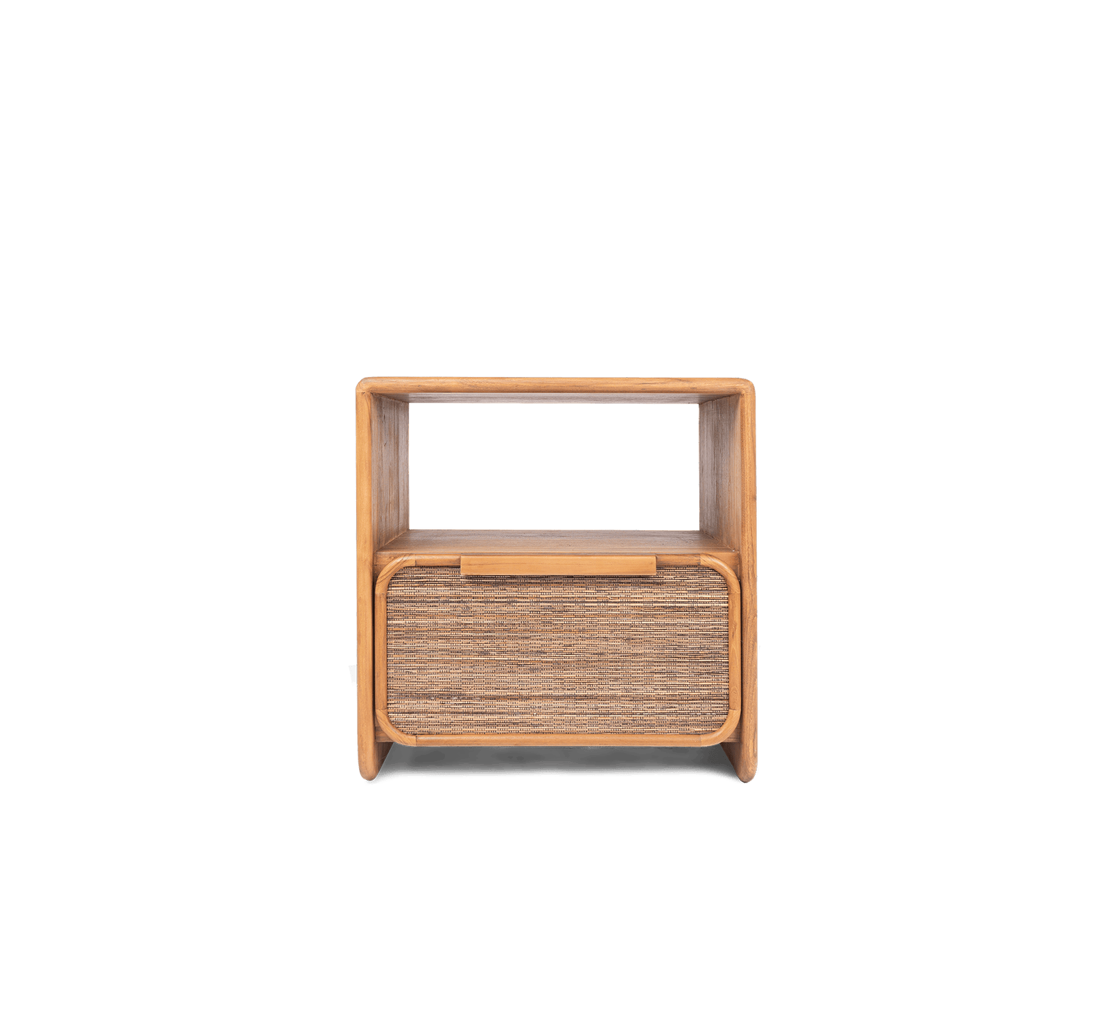 Tess Bed Side 1 Drawer, 1 Open Rack - Coco