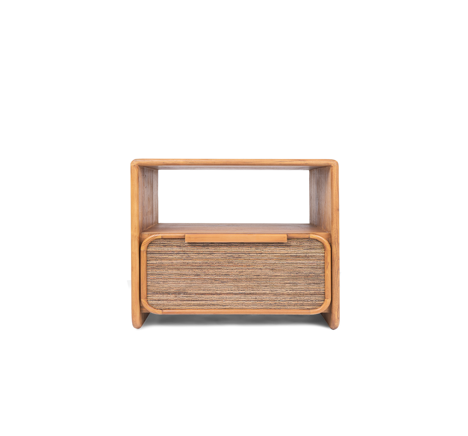 Tess Bed Side 1 Drawer, 1 Open Rack - Coco