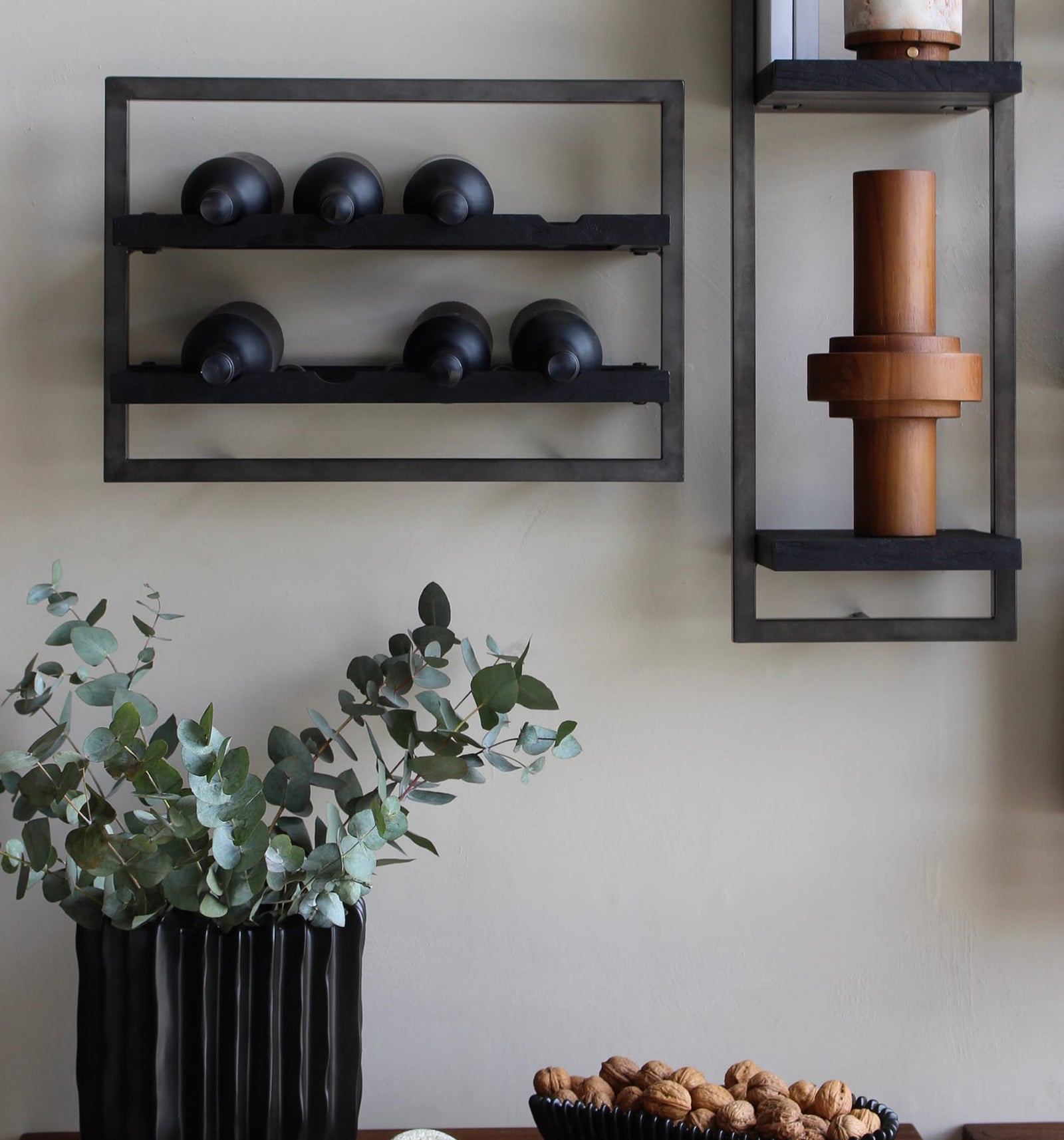 Winerack Charcoal 8 Bottles Type C