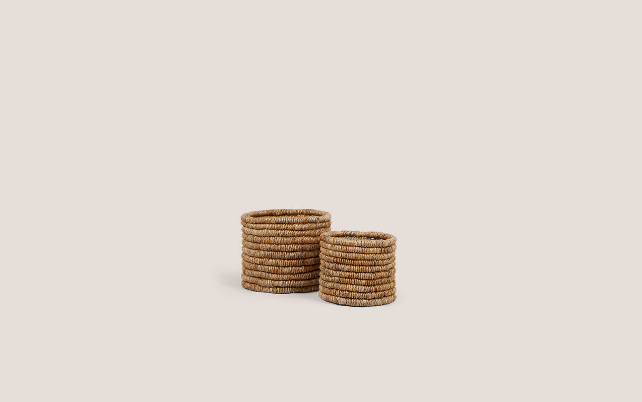 Caterpillar Ambang Medium Basket Two-Tone - Set of 2
