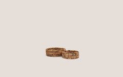 Caterpillar Ambang Low Basket Two-Tone - Set of 2