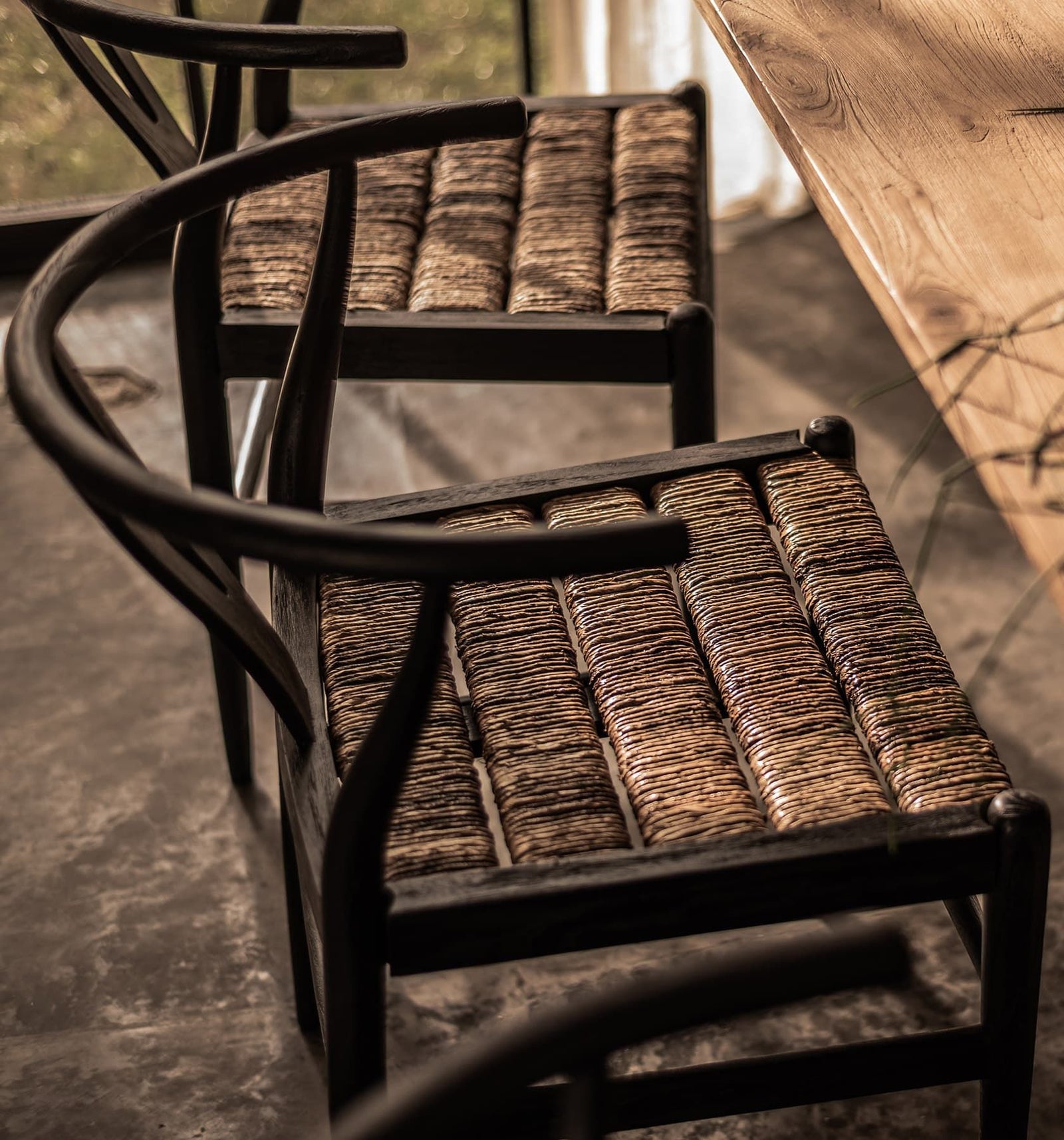 Caterpillar Twin Chair Charcoal (Second Chance)