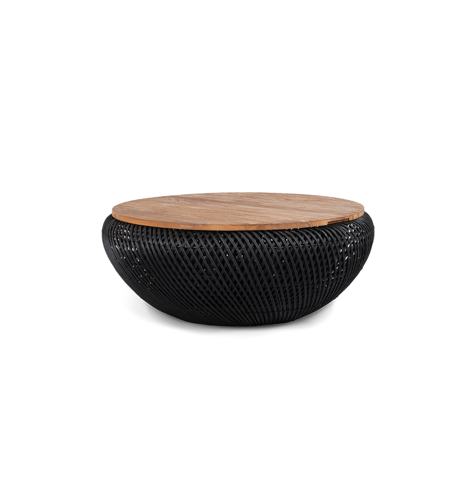 Collectables wave coffee table charcoal