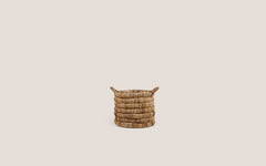 Caterpillar Sago Round Basket Two-Tone