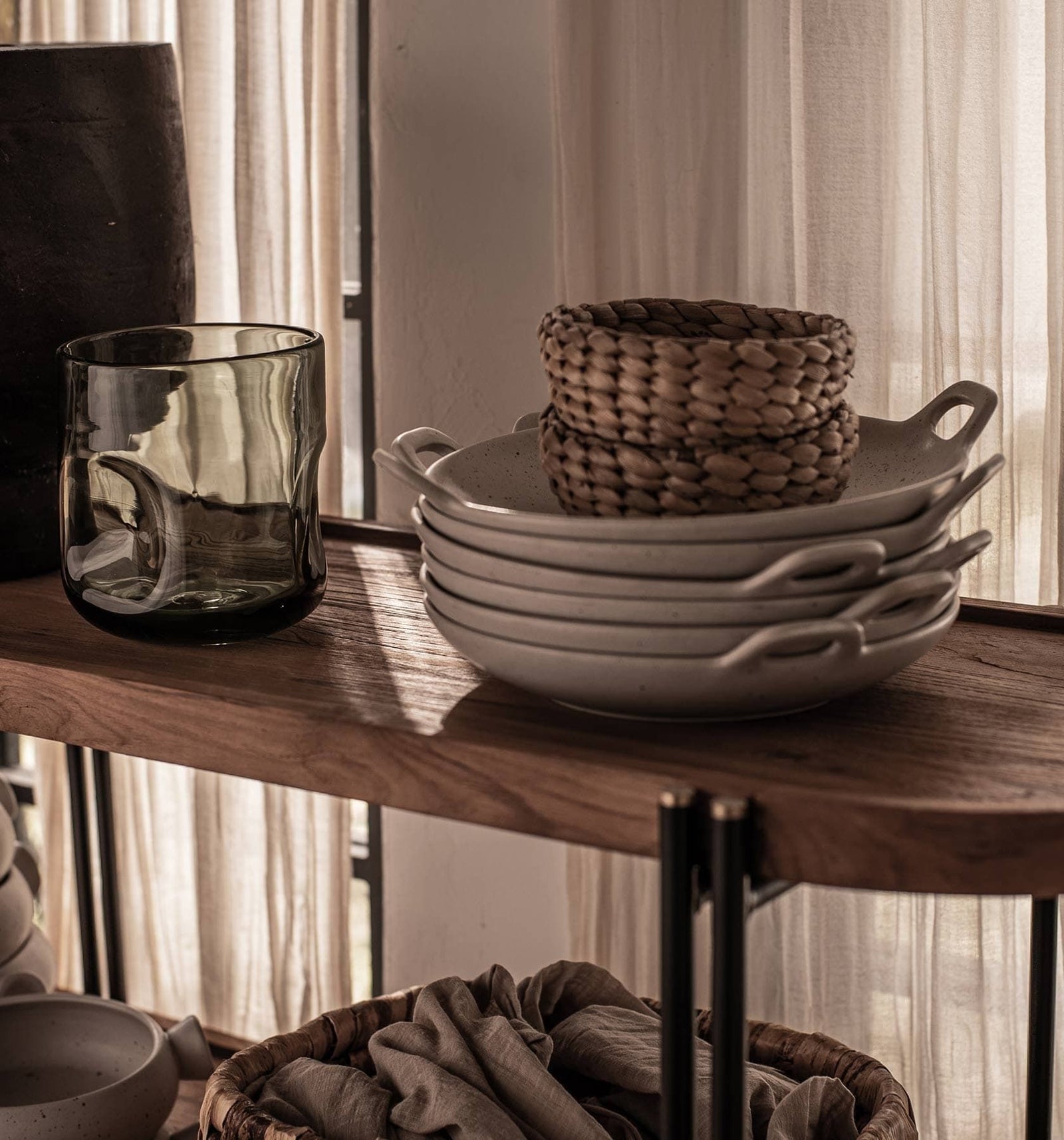 Coco Side Table 2 Tops (Second Chance)
