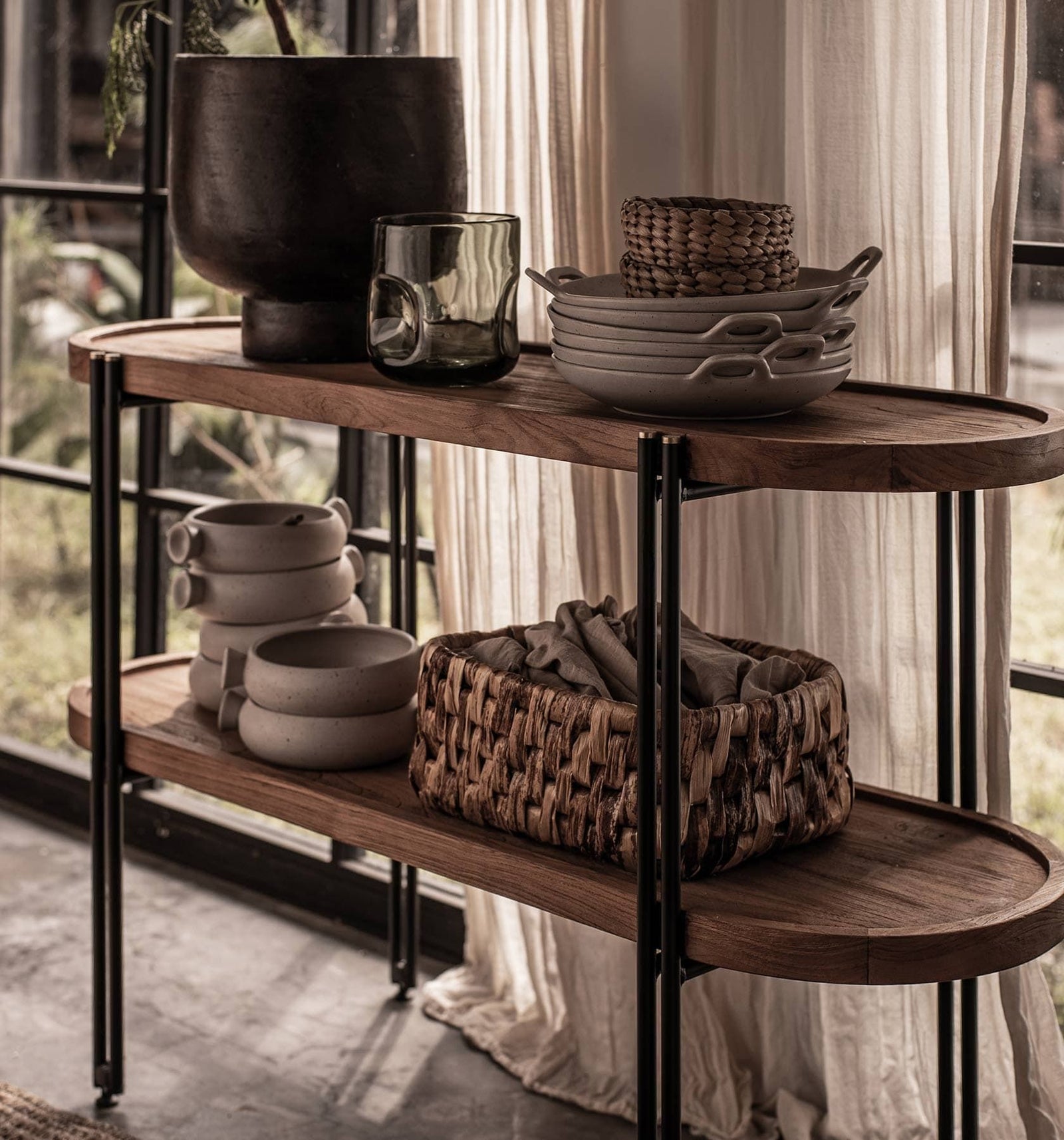 Coco Side Table 2 Tops (Second Chance)