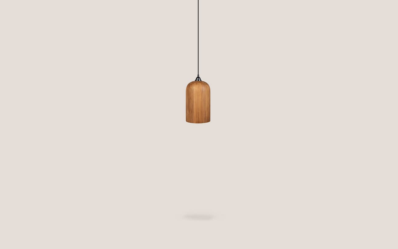 Bullet Wood Lamp Shade