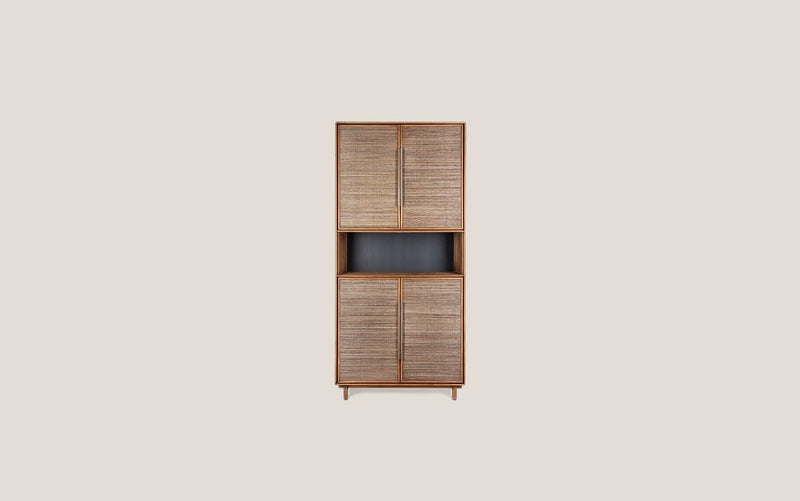 Grace Cabinet 4 Doors 1 Open Rack