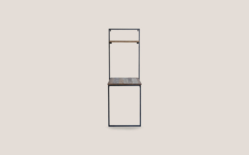 Folding Table Mixed Hardwood