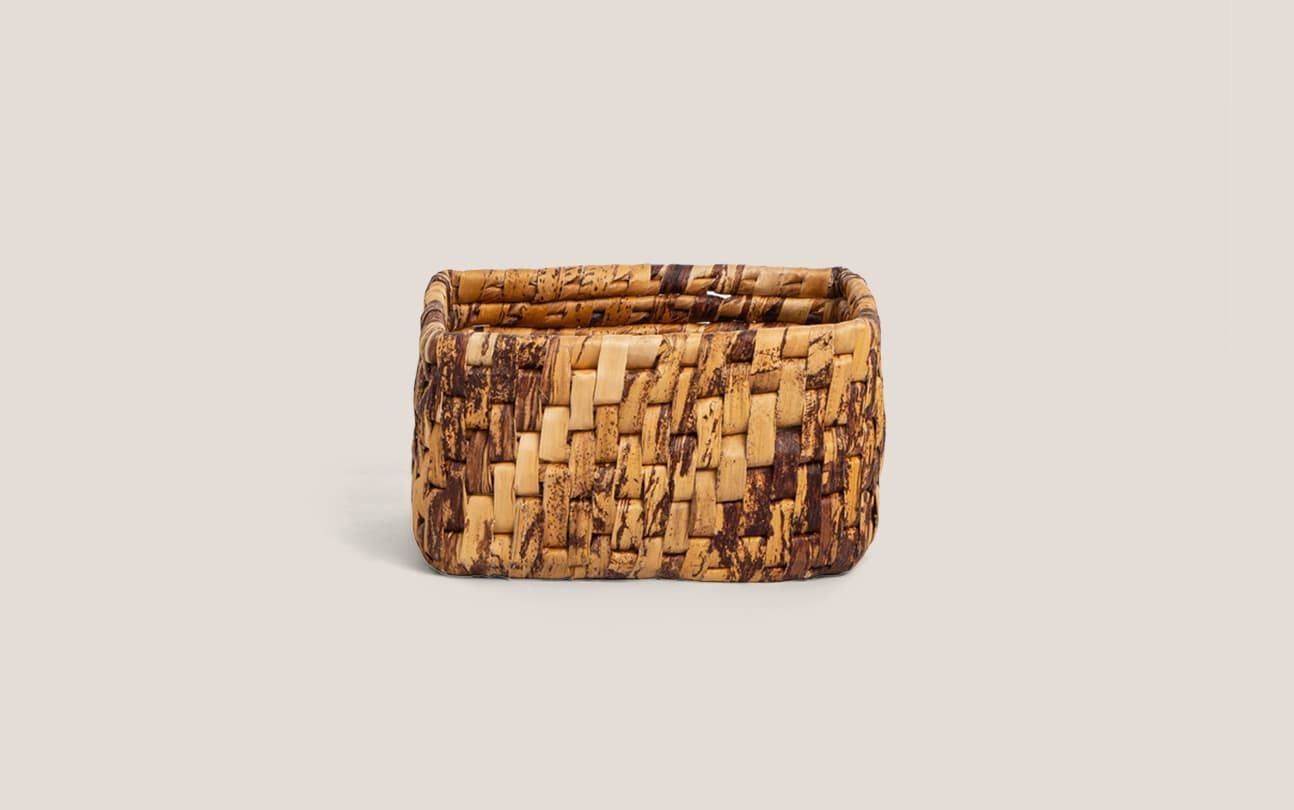 Semeru Rectangular Basket Two-Tone